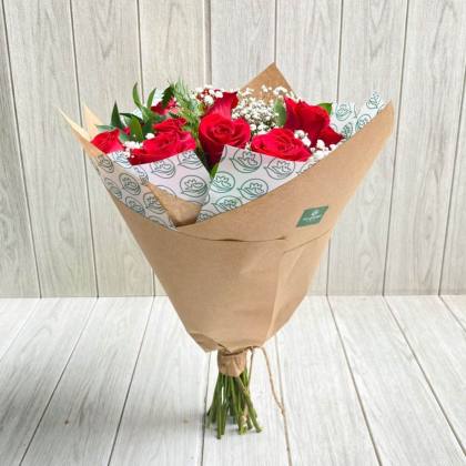 Ramo de 12 Rosas Rojas