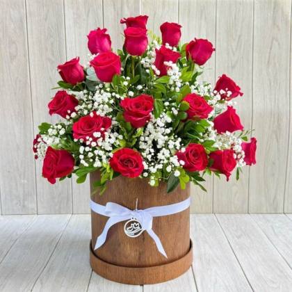 Arreglo Amoroso con rosas rojas
